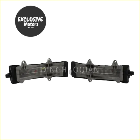Black plastic engine mount brackets for led fog lights fit toyota land cruiser prado 2009 2017 shown from back side