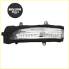 Led fog lights for toyota land cruiser prado 2009-2017 black plastic housing with clear lens side marker design