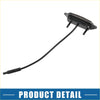 Black plastic car rearview mirror camera with cable shown from back for led front grille lights set toyota rav4