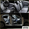 Black leather-trimmed car seats with stitched detailing in toyota soarer z10 led interior light bulb kit setup