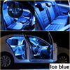 Ice blue led interior light bulb kit for toyota soarer z10 z20 z30 cars 1981-2000 installed inside