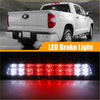 Led third high mount brake light bar with red and white leds and multiple bulbs for toyota tundra 2wd 2007-2021