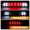 Led third high mount brake light for toyota tundra 2wd 2007-2021 with red white and clear leds backside view