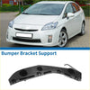 Black plastic left front bumper retainer bracket support for toyota prius 2004-2009 showing back side