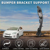 Black plastic left front bumper retainer bracket support for toyota prius 2004-2009 shown from back side