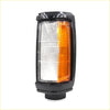 Left front corner light for mitsubishi triton colt l200 dodge black plastic with clear and amber lens ridges