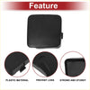 Black plastic left front tow hook cover cap with sturdy rectangular design for toyota rav4 2019-2025 trunk side