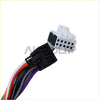 Black and white multi pin electrical connector with colorful wires for left mirror power fold turn signal temp sensor ram 1500
