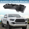 Left rear black plastic bumper retainer bracket for toyota rav4 2005-2013 with molded features part 52563-df020