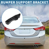 Black plastic left rear bumper retainer bracket for toyota rav4 2016-2018 oe number 525630r050 shown from back side