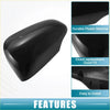 Left rearview mirror cover for toyota prius c 2012-2015 black glossy plastic shown from the back side