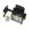 Black and white plastic car window regulator switch assembly with connector ports for left right passenger side toyota rav4 auris