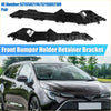 Black plastic front bumper holder retainer bracket pair for toyota corolla ute 4wd offroad use 2016-2023