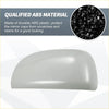 Left side gray abs plastic mirror cover cap with smooth surface protects toyota rav4 2006-2009 mirror from scratches