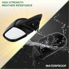 Black left side door mirror for toyota highlander with heated glass sleek glossy finish and weather resistant design