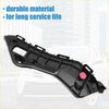 Left side front bumper bracket for toyota rav4 2013-2015 black plastic trim with pink circular component
