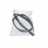 Lh door glass run seal for nissan sunny sentra b13 se-r 1990-1994 black rubber weather stripping in clear plastic bag