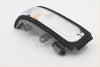 Lh mirror turn signal light cover for toyota hilux with clear ribbed lens black rubber trim and gray metal brackets