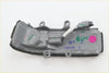 Gray plastic lh mirror turn signal light cover with black rubber trim and white wire for toyota hilux backside view