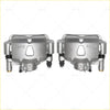 Silver metallic cast metal lh rh rear disc brake caliper assembly for nissan patrol gq 4x4 88-99 marked 22-15 r l