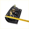 Backside of black plastic lh tail light housing with brass fittings and wiring for mitsubishi l200 dodge ram 50