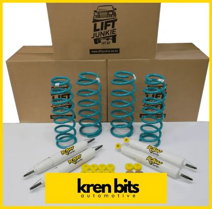 Lift Junkie 2’’ Lift Kit to suit Nissan Patrol Y60 SWB 1988 + Lift Kit