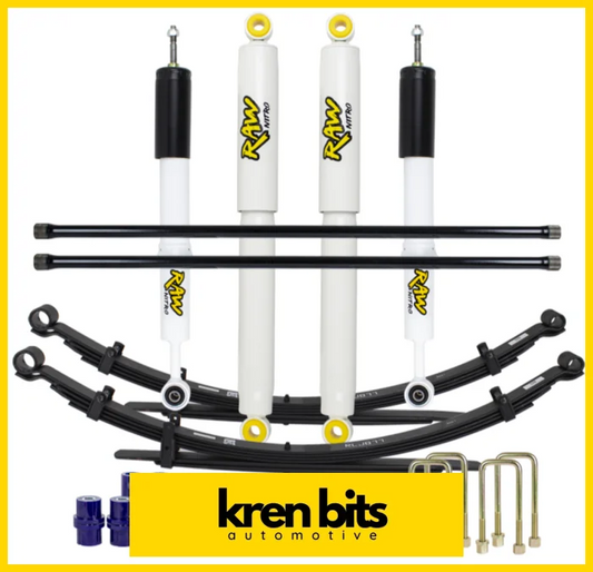 Lift Junkie RAW 4X4 2" 50mm Suspension Lift - Mazda Bounty & Ford Courier 99-06 Kren Bits