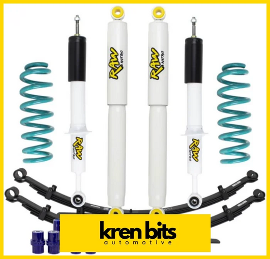 Lift Junkie Raw 4X4/Dobinsons 2" 50mm Suspension Lift Kit - Ford Ranger PX1/PX2 Kren Bits