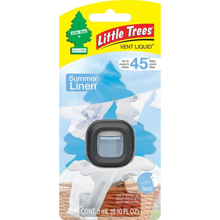 Little Trees Air Freshner Vent Liquid Super Linen Scent