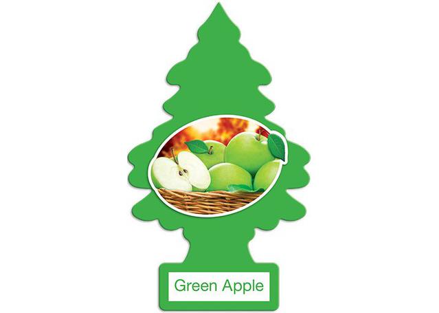 Little Trees Car Air Freshener Green Apple 10 Pack