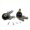 Gray metal lower ball joints with black rubber boots and brass threaded inserts for datsun cedric gloria 260c 1975-1979