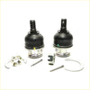 Black rubber-coated lower ball joints with metallic threaded shafts and silver metal parts for toyota hilux 2005-2015