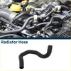 Black rubber lower radiator hose for toyota rav4 2020-2023 with smooth flexible curve and reinforced fittings