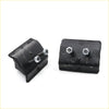 Black rubber lower spring bumper with two silver hex bolts for toyota hilux 1988-1997 engine mount
