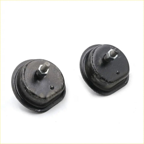 Black rubber lower spring bumper with metal bolt and hex nut for Nissan Navara D22 1997-2004