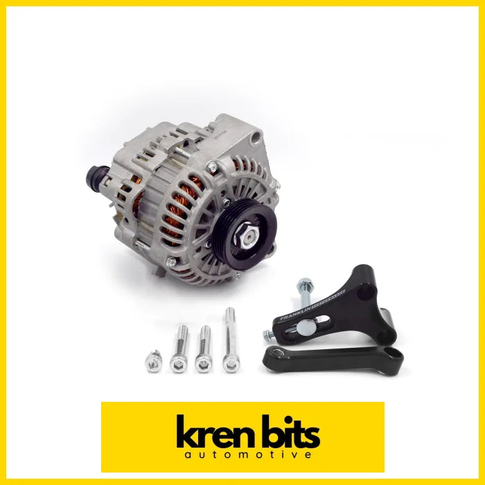 Ls Alternator Upgrade Kit For Nissan Rb Black / Include