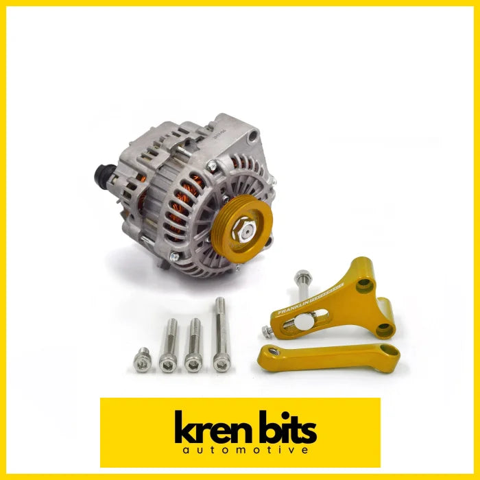 Ls Alternator Upgrade Kit For Nissan Rb Gold / Include