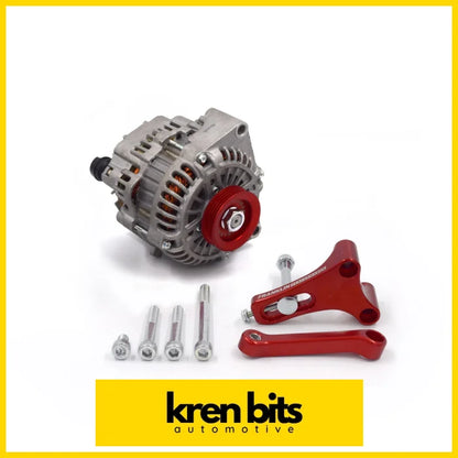 Ls Alternator Upgrade Kit For Nissan Rb Red / Include