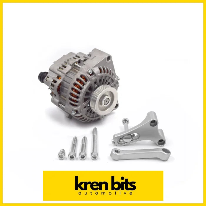 Ls Alternator Upgrade Kit For Nissan Rb Silver / Include