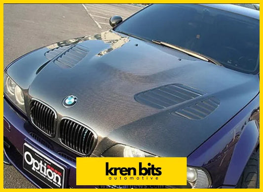 Luxury Sports Vented Carbon Bonnet For Bmw E39 -Pp