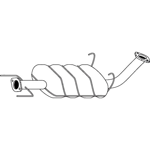 Redback PrExhaust Muffler M0502