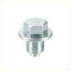 Silver metal m12x1.25 oil drain plug with hex head and threaded shaft for toyota 4wd ute offroad use