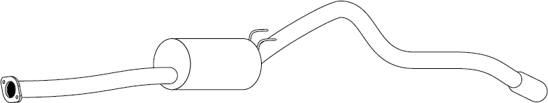 Redback Exhaust Muffler M7785