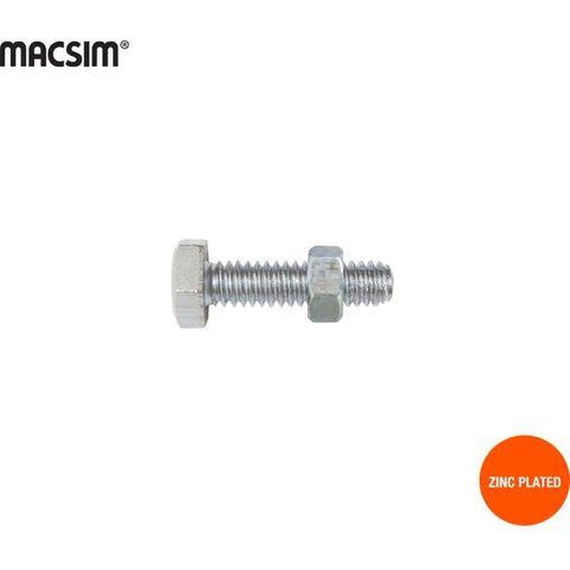 Macsim Bolt M6 X 20mm 8.8 6X20M88B