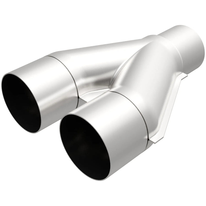 Magnaflow MagnaFlow Universal Trans Y-Pipe All SS 4inch (Dual) 3.5inch (Single) x 13inch (Overall)