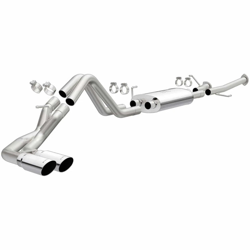 Magnaflow MagnaFlow 14 Toyota Tundra V8 4.6L/5.7L Stainless C/b Exhaust Dual same side pass. rear tire