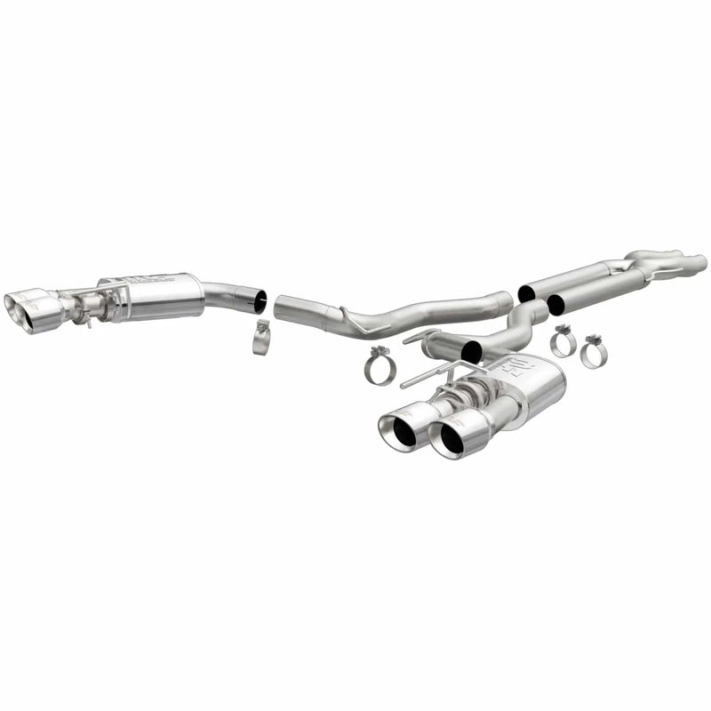 Magnaflow MagnaFlow SYS Cat-Back 2018 Ford Mustang GT 5.0L Competition Dual Exit Polished 4in Tips