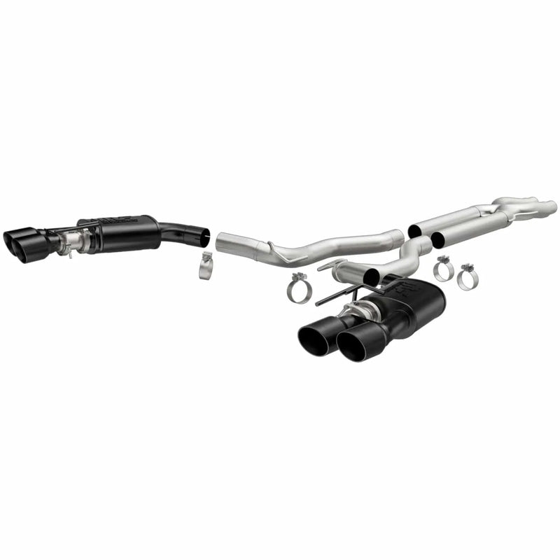 Magnaflow MagnaFlow SYS Cat-Back 2018 Ford Mustang GT 5.0L Competition Dual Exit Black 4in Tips