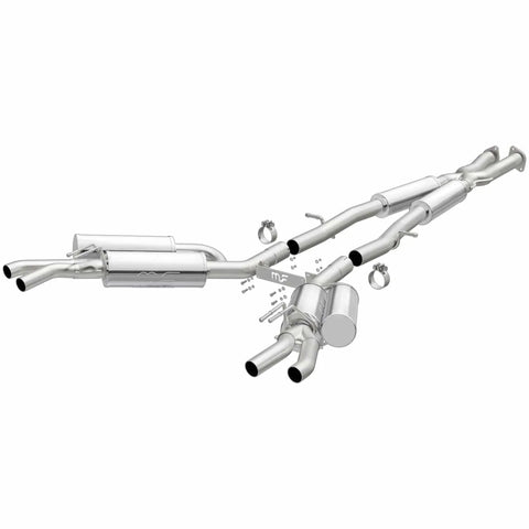 Magnaflow MagnaFlow 2018 Kia Stinger V6 3.3L (Reuse Fascia Tips) Stainless Cat Back Perf Exhaust