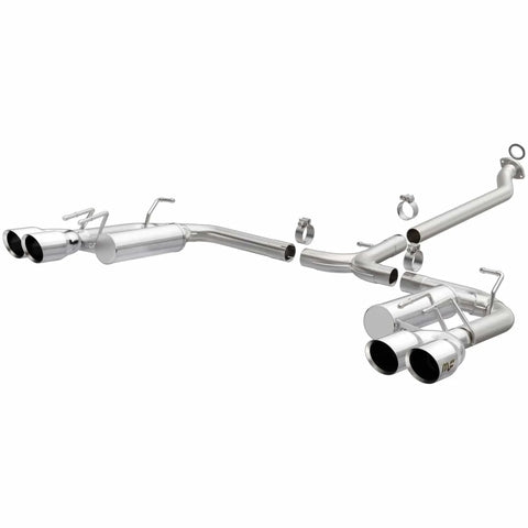 Magnaflow MagnaFlow 18-19 Toyota Camry XSE 2.5L (FWD) Street Series Cat-Back Exhaust w/4in Polished Quad Tips